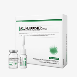 [VEMONTES] AXCNE Booster Ampoule Kit 3ml x 10ea – Intensive Care for Acne-Prone Skin, Reduces Inflammation, Sebum & Pores, Improves Wrinkles & Boosts Elasticity - Made in Korea